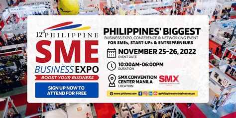 12th Philippine SME Business Expo 2022 .